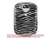 DreamWireless CAPNTXT8026SLZ Pcd Utstarcom Txtm8 Txt8026 Crystal Case Silver Black Zebra