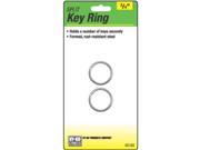 Hy Ko Products KC103 0.75 in. Split Key Ring 2 Pack Pack Of 5