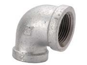 World Wide Sourcing 2A 3 8G 90 Degree Elbow Galvanized .37 In.