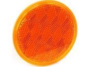 United States Hardware RV 660C 3 in. Amber Reflector