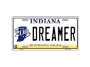 Smart Blonde LP 6402 Dreamer Indiana Novelty Metal License Plate