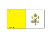 Smart Blonde KC 4174 Vatican City Flag Novelty Key Chain