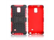 Roocase RC NOTE4 HYB D9 RD Samsung Galaxy Note 4 Blok Armor Case Red