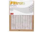 3M FBA04DC 6 White Basic Filtrate Filter 14 x 25 x 1 in. Pack of 6