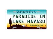 Smart Blonde LP 4464 Paradise In Lake Havasu Arizona Novelty Metal License Plate