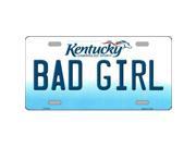 Smart Blonde LP 6781 Bad Girl Kentucky Novelty Metal License Plate