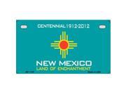 Smart Blonde MP 1136 New Mexico State Background Metal Novelty Motorcycle License Plate