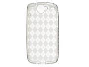 DreamWireless CSGON1CLCK HTC Google Nexus 1 Crystal Skin Case Clear Checker