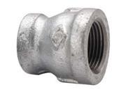 Worldwide Sourcing PPG240 10X6 0.37 x 0.12 in. Galvanized Reducing Coupling