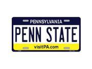 Smart Blonde LP 6053 Penn State Pennsylvania State Background Novelty Metal License Plate