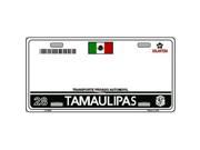 Smart Blonde LP 4804 Tamaulipas Mexico Novelty Background Metal License Plate