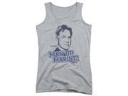 Trevco Ncis Man Up Juniors Tank Top Athletic Heather Small