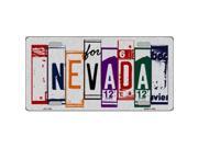 Smart Blonde LPC 1042 Nevada License Plate Art Brushed Aluminum Metal Novelty License Plate