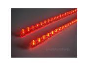 SmallAutoParts Pvc Light Strips Red Set Of 2
