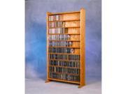 Wood Shed 1002 3 Solid Oak 10 Shelf CD Cabinet