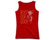 Trevco Boop Classic Oop Juniors Tank Top Red Small