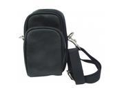 Piel 2501 BLK Leather Camera Bag Black