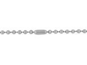 Doma Jewellery SSSSN03518 Stainless Steel Necklace Bead Style 3.0 mm. Length 18 1 18 in.