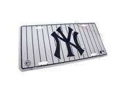 SmallAutoParts Aluminum License Plate Yankees
