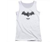 Batman Arkham Origins Bat Of Enemies Juniors Tank Top White Extra Large