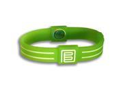 Pure Energy Band Duo Lime Green White 8 in.