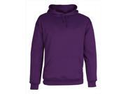 Badger BD1454 Bt5 Fleece Hoodie Sweatshirt Purple Large