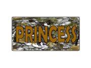 Smart Blonde LP 3939 Princess Camouflage Metal Novelty License Plate