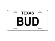 Smart Blonde LP-1514 BUD Metal License Plate Smart Blonde LP-1514 BUD Metal License Plate