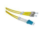 CableWholesale LCST 01202 Fiber Optic Cable LC ST Singlemode Duplex 9 125 2 meter 6.6 foot