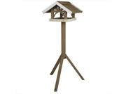 TRIXIE Pet Products 55802 Nantucket Wooden Bird Feeder With Stand Brown White