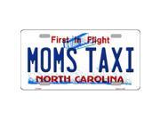 Smart Blonde LP 6488 Moms Taxi North Carolina Novelty Metal License Plate