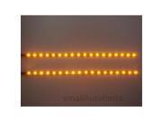 SmallAutoParts 12 in. Led Strips Non Waterproof Yellow Set Of 2