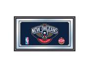 New Orleans Pelicans NBA Framed Logo Mirror