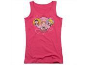 Archie Comics Two Is Better Juniors Tank Top Hot Pink Extra Large