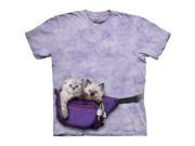 The Mountain 1036930 Fanny Pack Kittens T Shirt Small