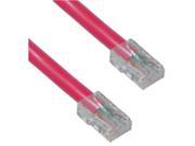 CableWholesale 10X6 17150 Cat5e Red Ethernet Patch Cable Bootless 50 foot