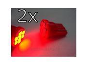 SmallAutoParts Red T10 8 Smd Led Bulbs Set Of 2