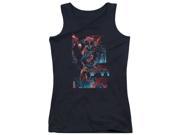 Trevco Batman Dark Knight Panels Juniors Tank Top Black Small