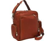 Piel Leather 3021 Urban Shoulder Bag Saddle