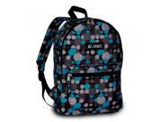 Everest 1045KP BL GRY DOT Basic Pattern Backpack Blue Gray Dot