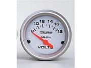 AUTO METER 4391 Ultralite Voltmeter 2.06 In.