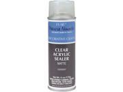 Plaid 131013 Clear Acrylic Matte Sealer Aerosol Spray 6 Ounces
