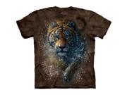The Mountain 1533273 Tiger Splash Kids T Shirt Extra Large