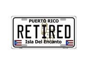 Smart Blonde LP 6865 Retired Puerto Rico Metal Novelty License Plate