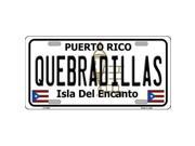 Smart Blonde LP 2868 Quebradillas Puerto Rico Metal Novelty License Plate