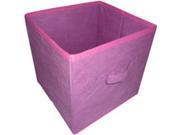 Homebasix 05000862P Fabric Drawer Purple 11 By 10.5 By 10.5 In.