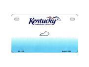 Smart Blonde MP 1109 Kentucky State Background Metal Novelty Motorcycle License Plate