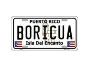 Smart Blonde LP 4341 Boricua Puerto Rico Metal Novelty License Plate