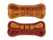Dingo DN 99143 Doubles 2 In 1 Dog Treat Dental Chew 9 Pack