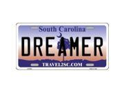 Smart Blonde LP 6290 Dreamer South Carolina Novelty Metal License Plate